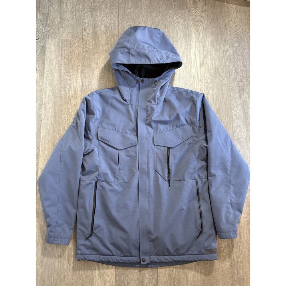Body Glove Womens Blue Softshell Ski Jacket Snow Jacket Hooded Winter Jacket L